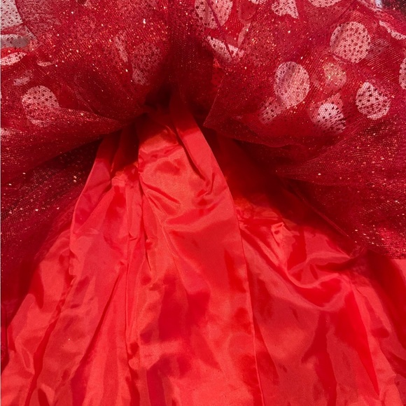 Red Polka Dot Minnie Mouse Toddler Costume (3T-4T) red, white & black - Picture 5 of 12